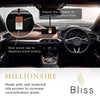 A Millionaires Car Diffuser - Refillable Hanging Car Diffuser - Gold